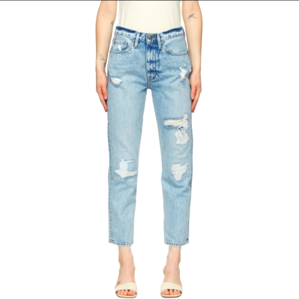 Nwot Frame Le Piper Distressed Jeans